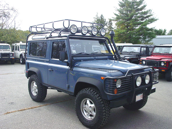 Defender 90 full roof rack by Safety Devices